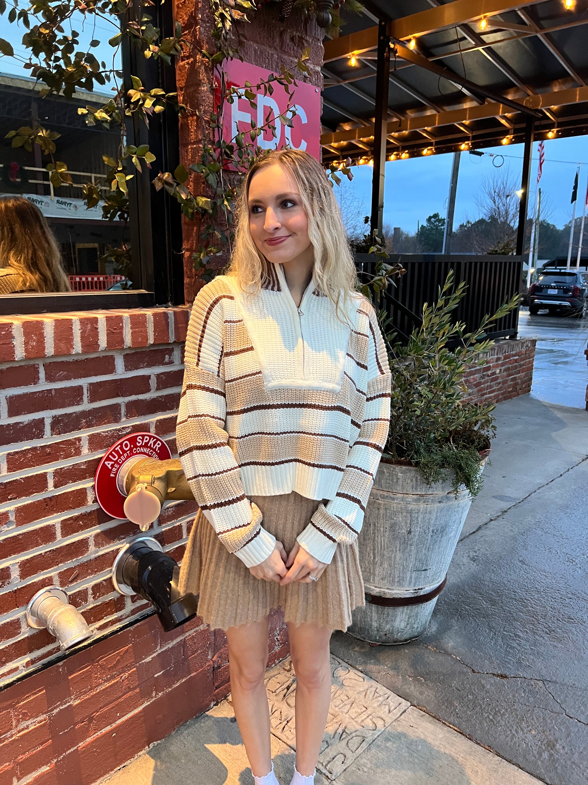 Hot Cocoa Sweater- ONE SMALL