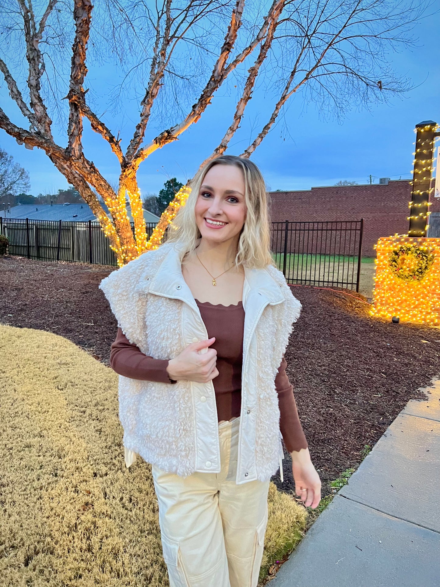 Sugar Cookie Vest