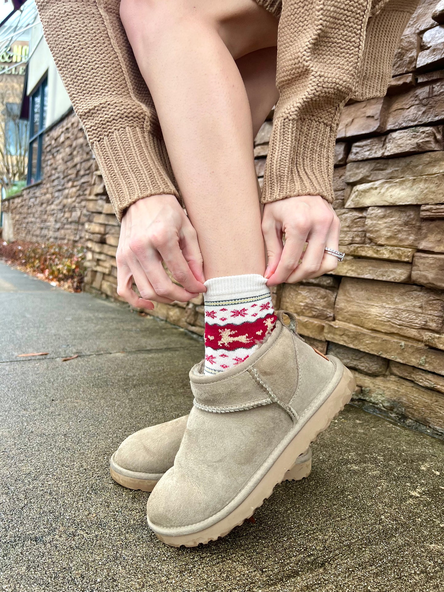 Run, Run Rudolph Socks