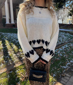Beating Hearts Sweater- ONE SMALL