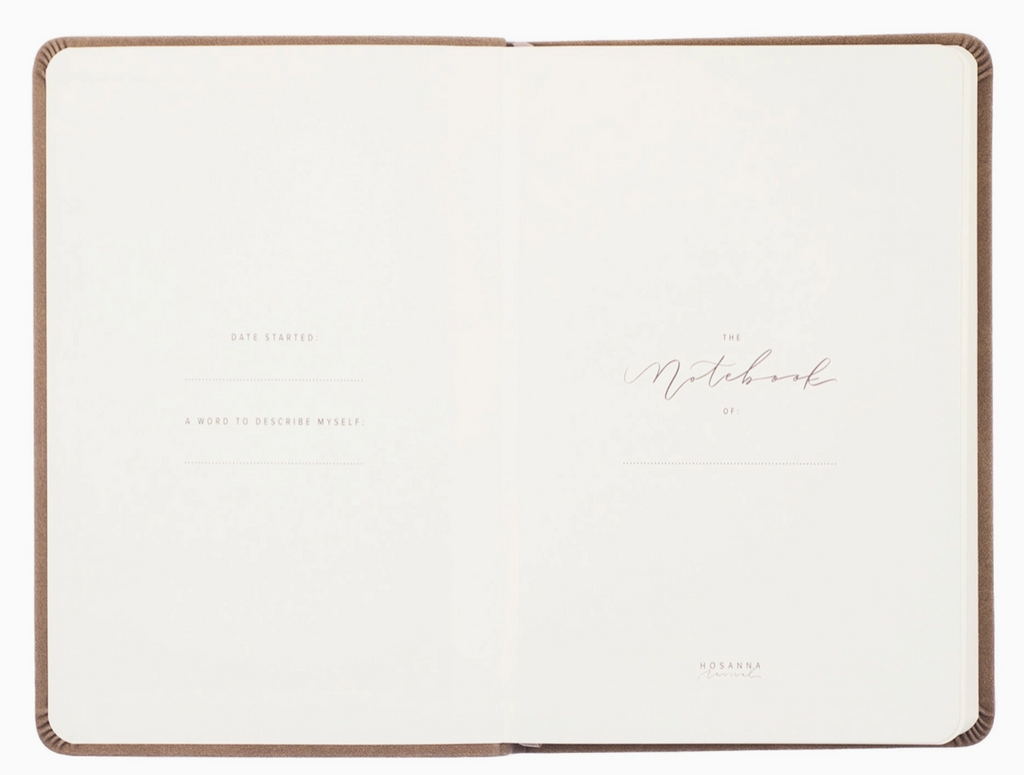 Marlo Suede Softcover Notebook