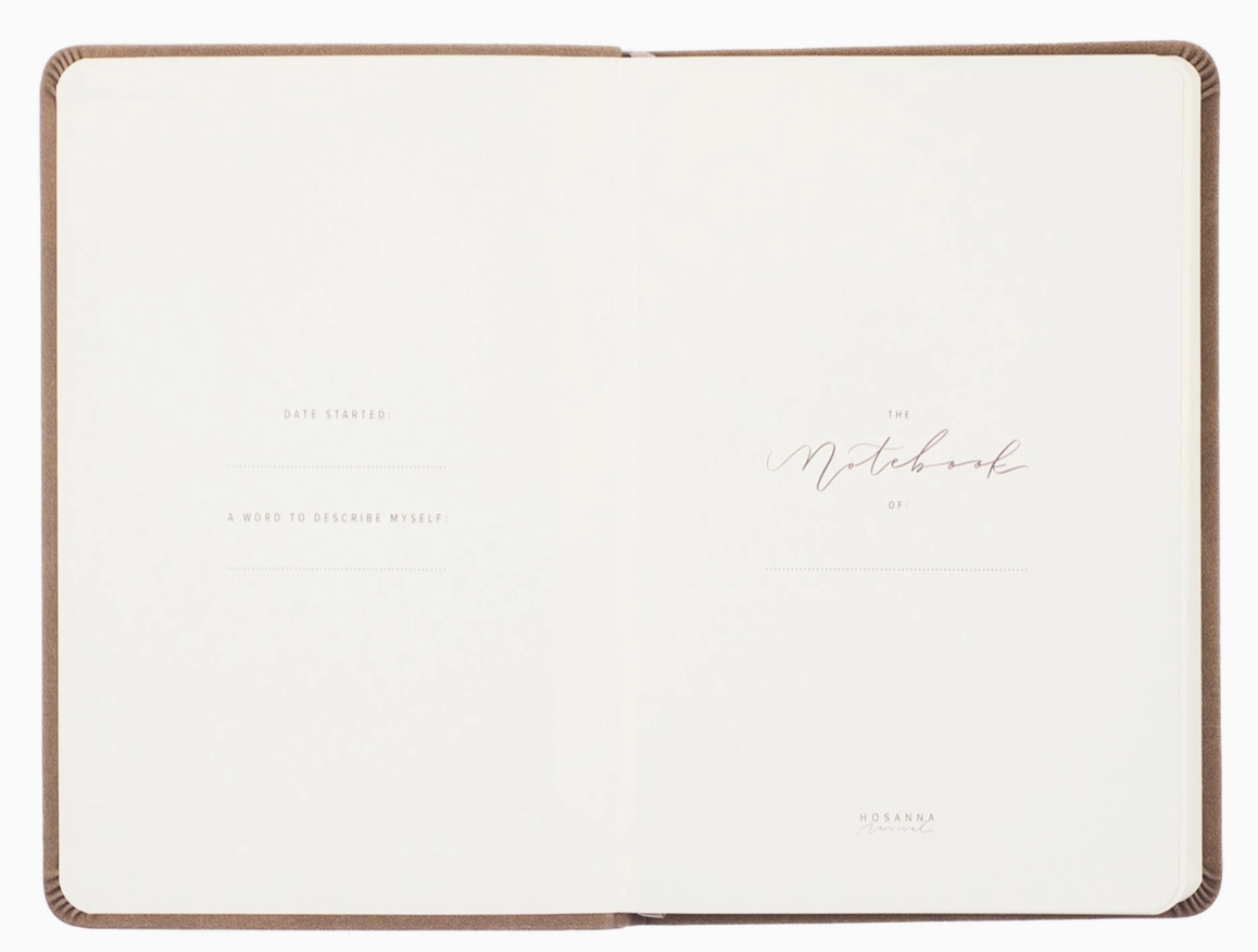 Marlo Suede Softcover Notebook