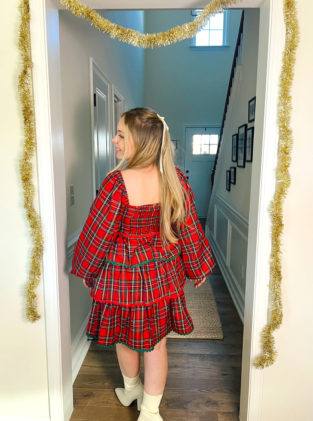 Yuletide Dress- ONE SMALL