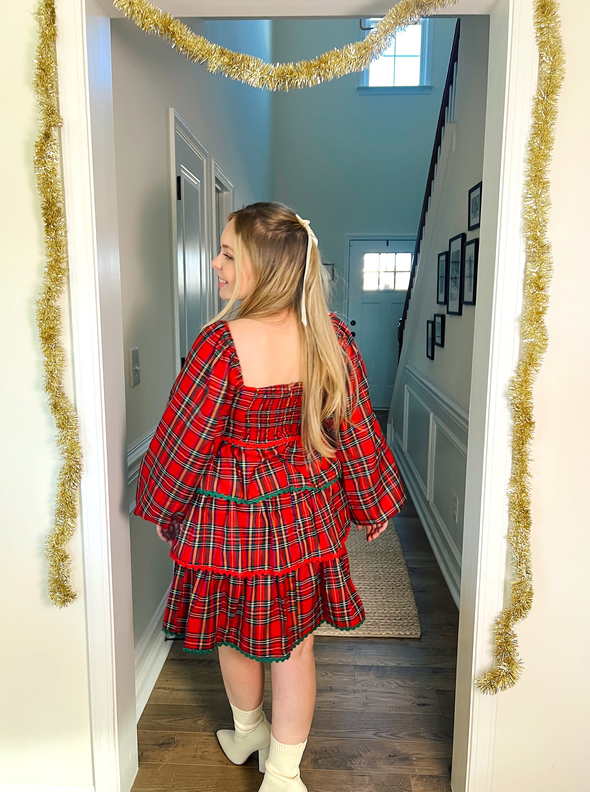 Yuletide Dress- ONE SMALL