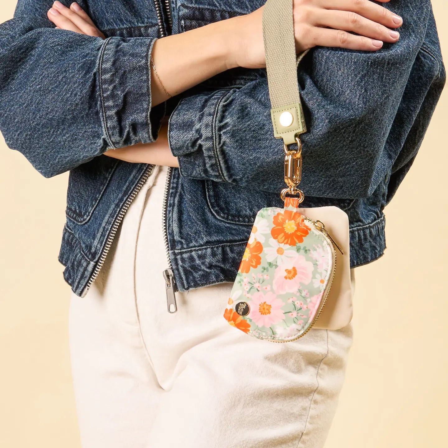 Poppy Wristlet Pouch