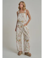 Evangeline Vintage Floral Overalls