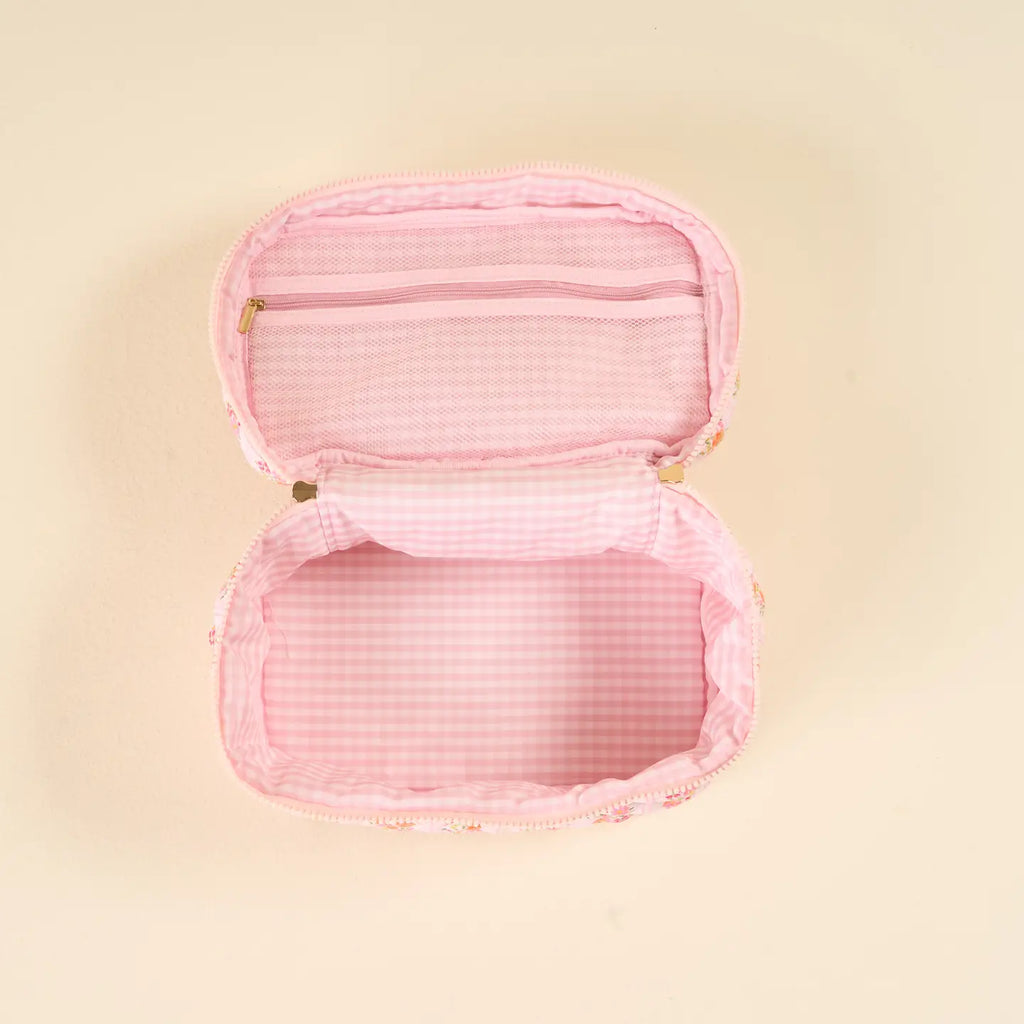 Genevieve Quilted Cosmetic Bag
