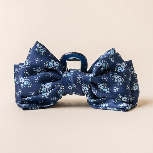 Alessandra Satin Bow Claw Clip